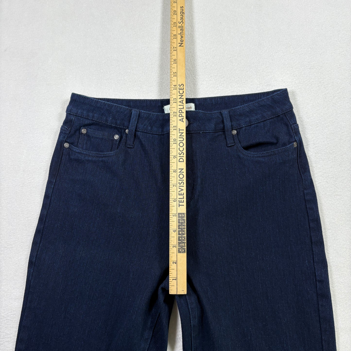 Coldwater Creek Womens Jeans Size 12 Dark Wash Straight Denim Y2K 90s Classic