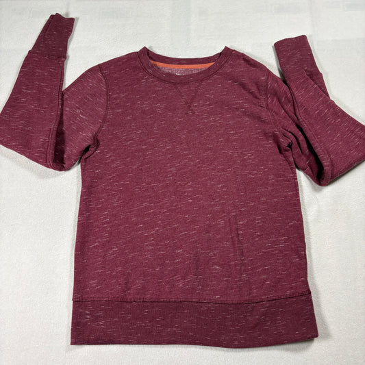 Tek Gear Ultrasoft Fleece Sweatshirt Mens Small Maroon Crewneck Pullover