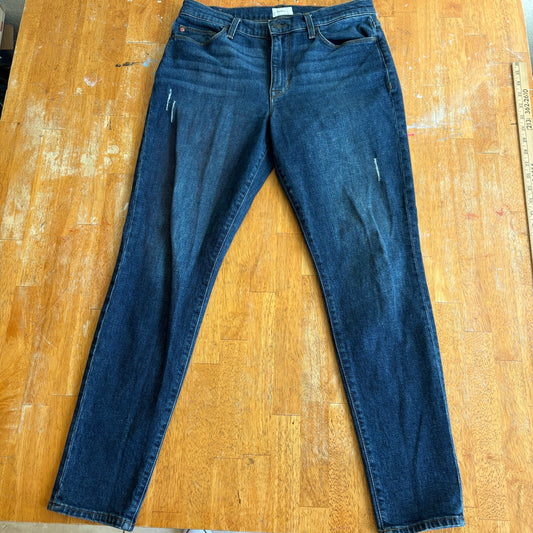 Hudson Jeans Womens Blair High Rise Skinny Size 30 Dark Wash Stretch Denim
