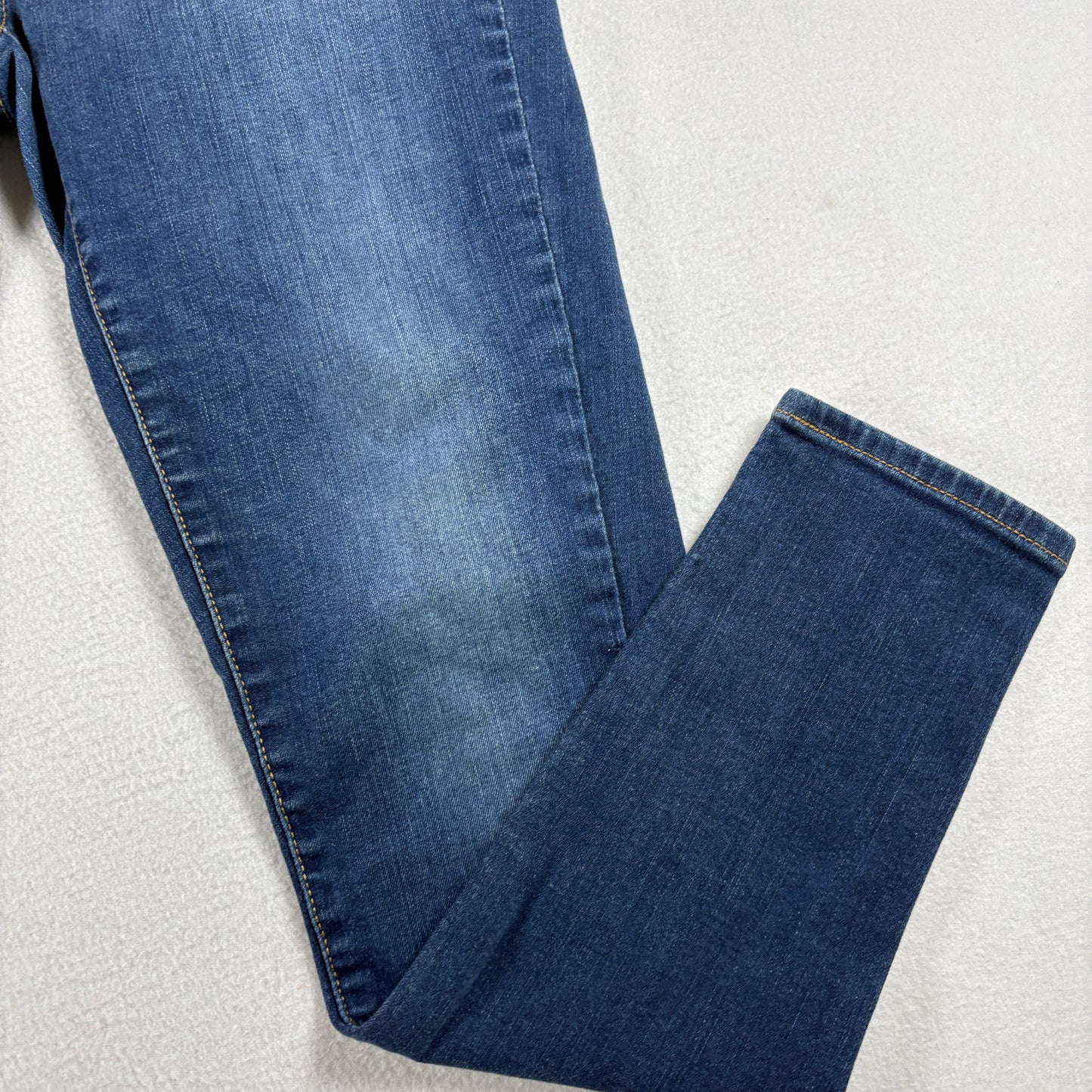 Levis Womens 710 Super Skinny Jeans W30 L28 Blue Stretch Denim Y2K 90s Slim Fit
