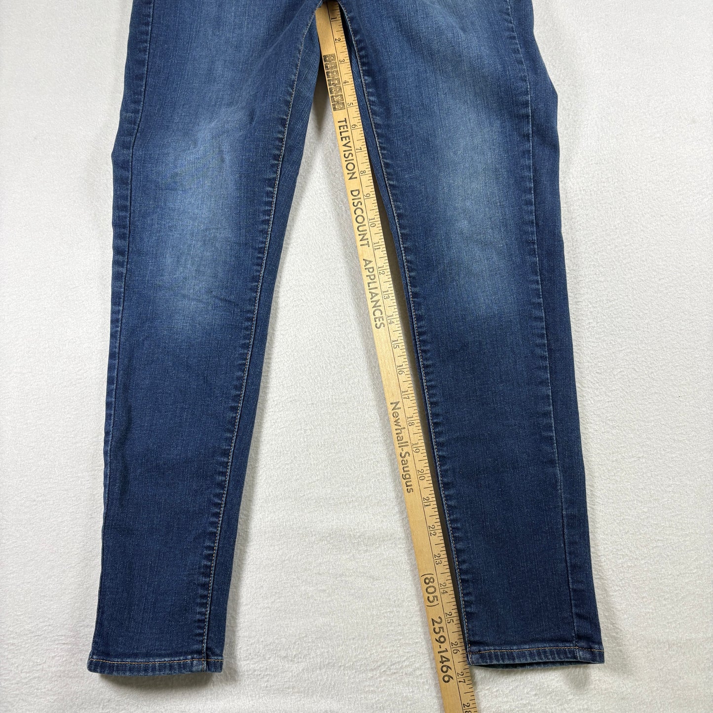 Levis Womens 710 Super Skinny Jeans W30 L28 Blue Stretch Denim Y2K 90s Slim Fit