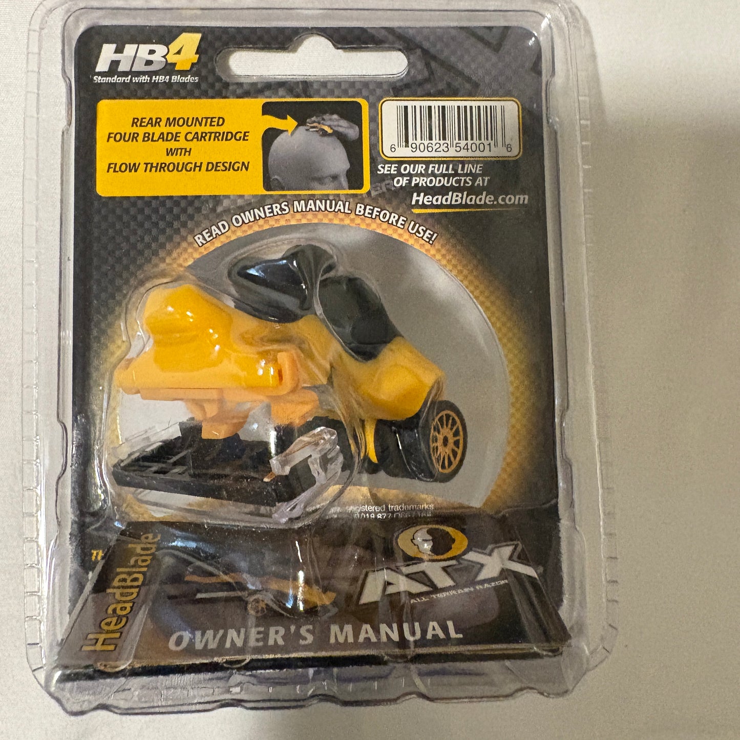 HeadBlade ATX Head Shaver HB4 Blades New Sealed Razor Bald Grooming Face Body