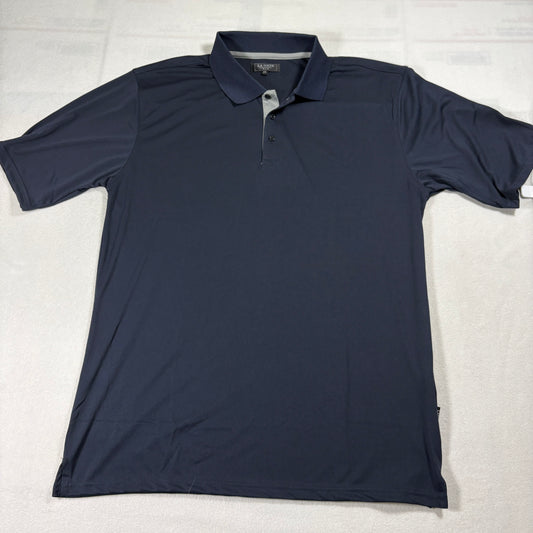 LA Gate Collection Navy Polo Shirt Mens 2XL Performance Stretch Golf Top