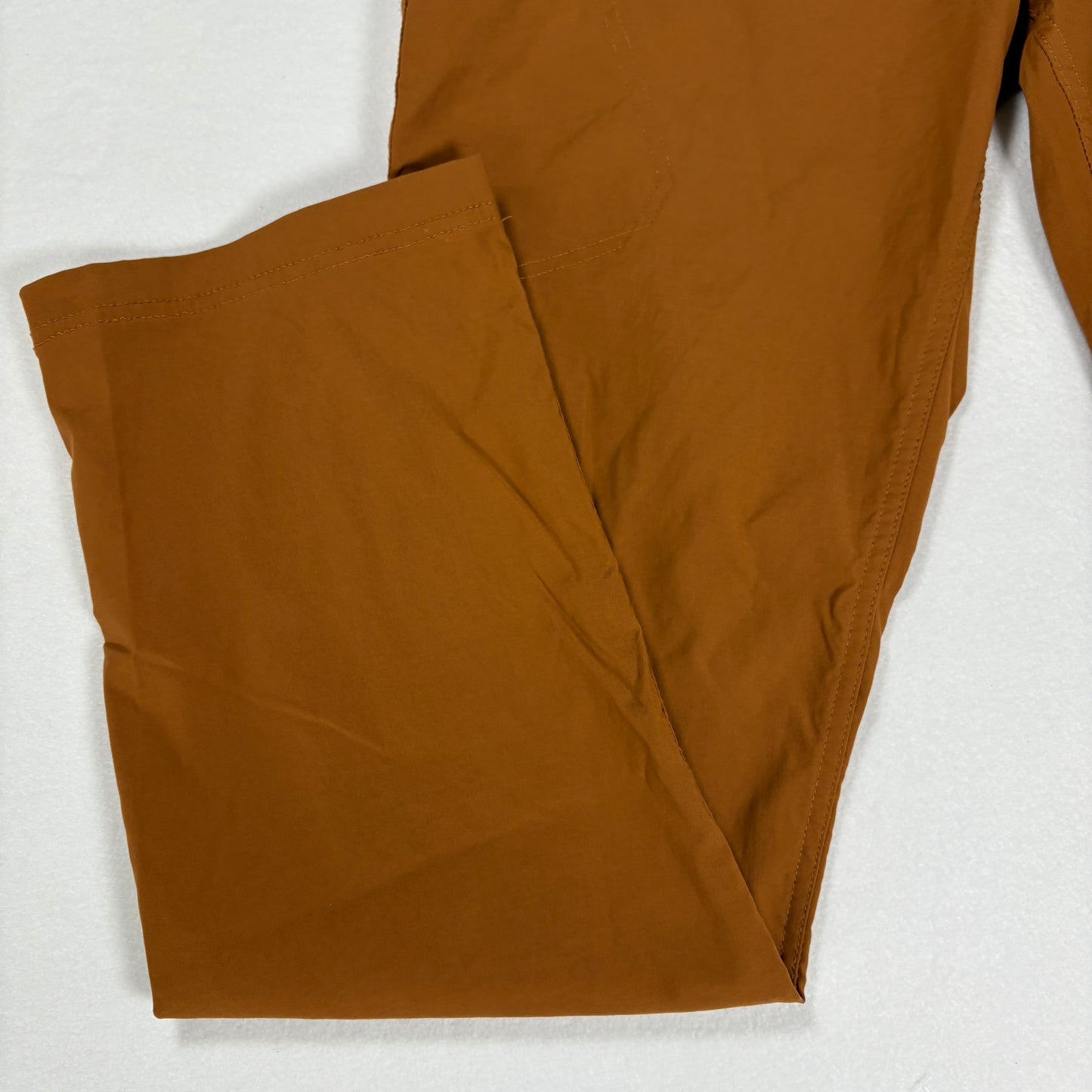 Eddie Bauer Pants Women’s 12 Outdoor Hiking Trail Cargo Brown Stretch Zip Pockets