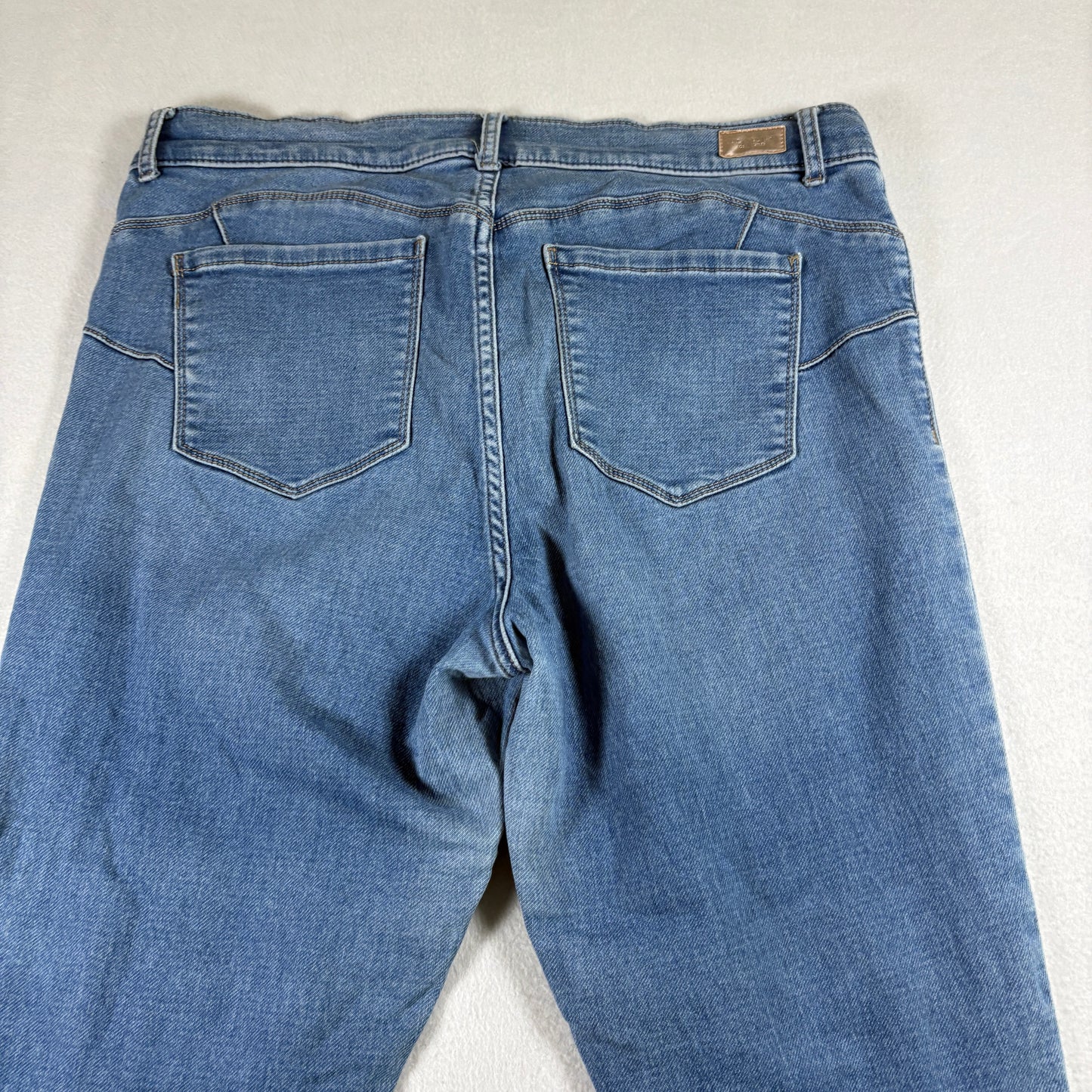 Juicy Couture Womens Jeans Size 14 Light Wash Denim Y2K 90s Grunge High Rise