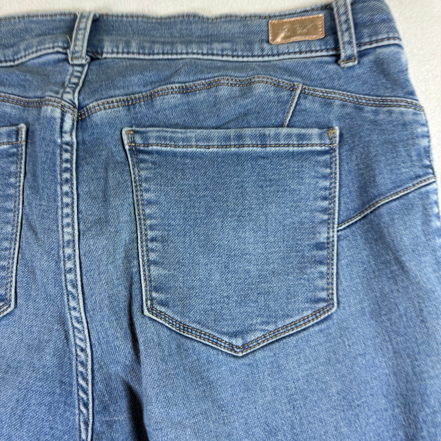 Juicy Couture Womens Jeans Size 14 Light Wash Denim Y2K 90s Grunge High Rise