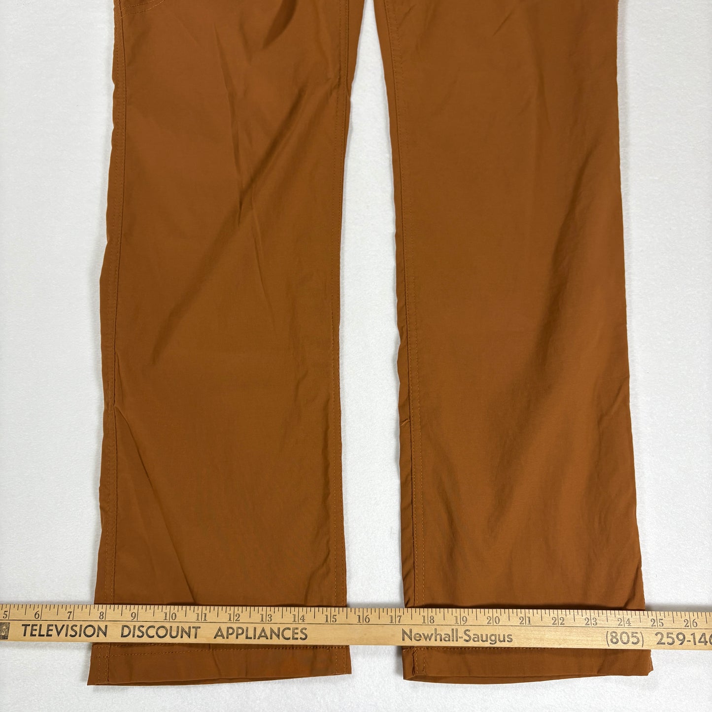 Eddie Bauer Pants Women’s 12 Outdoor Hiking Trail Cargo Brown Stretch Zip Pockets