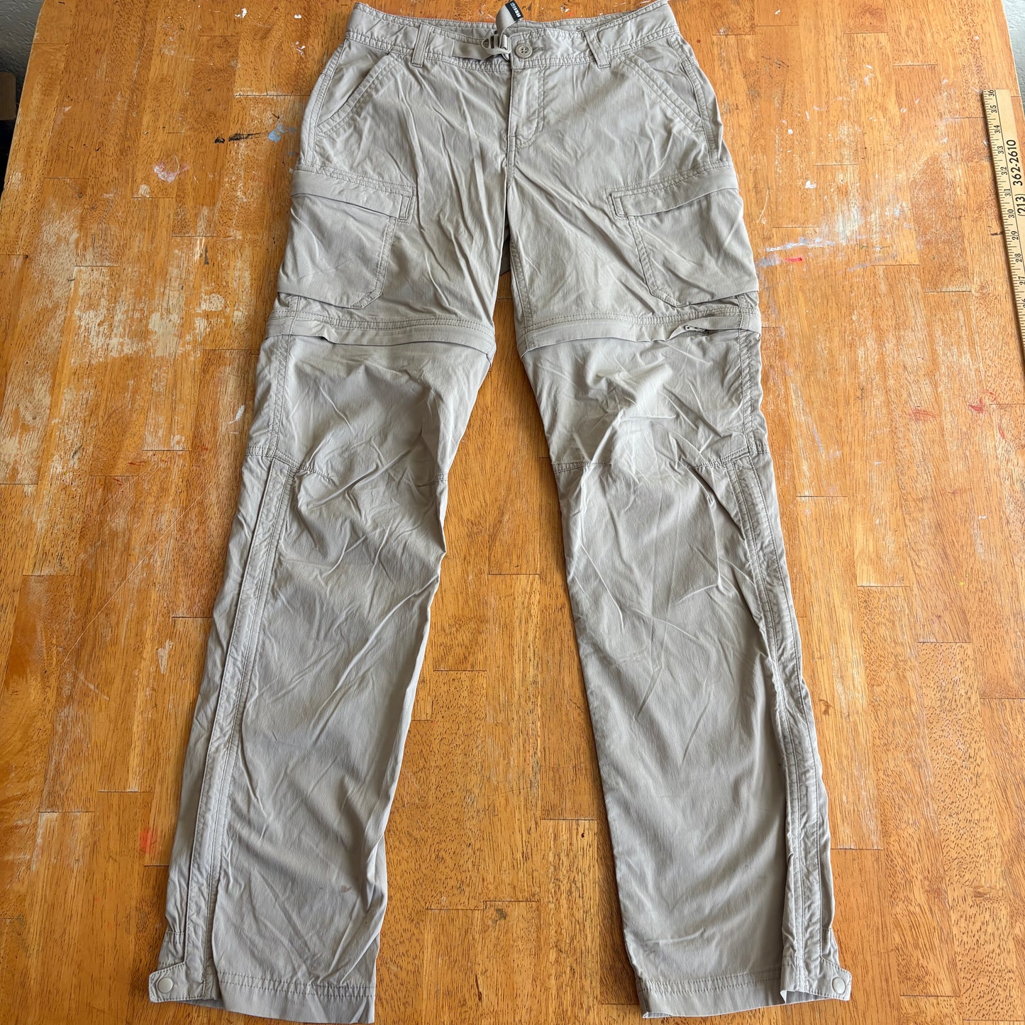 REI Co Op Pants Womens 14 Convertible Zip Off Hiking Stretch Nylon Trail Outdoor