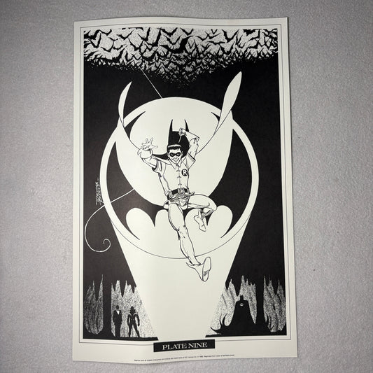 Batman Plate Nine 1989 DC Comics Poster Print Robin Bat Signal Jose Luis Garcia Lopez