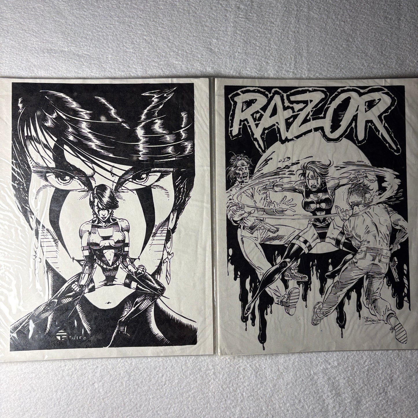 Razor B&W Art Prints Lot 2 Everette Hartsoe Dell Barras London Night Studios