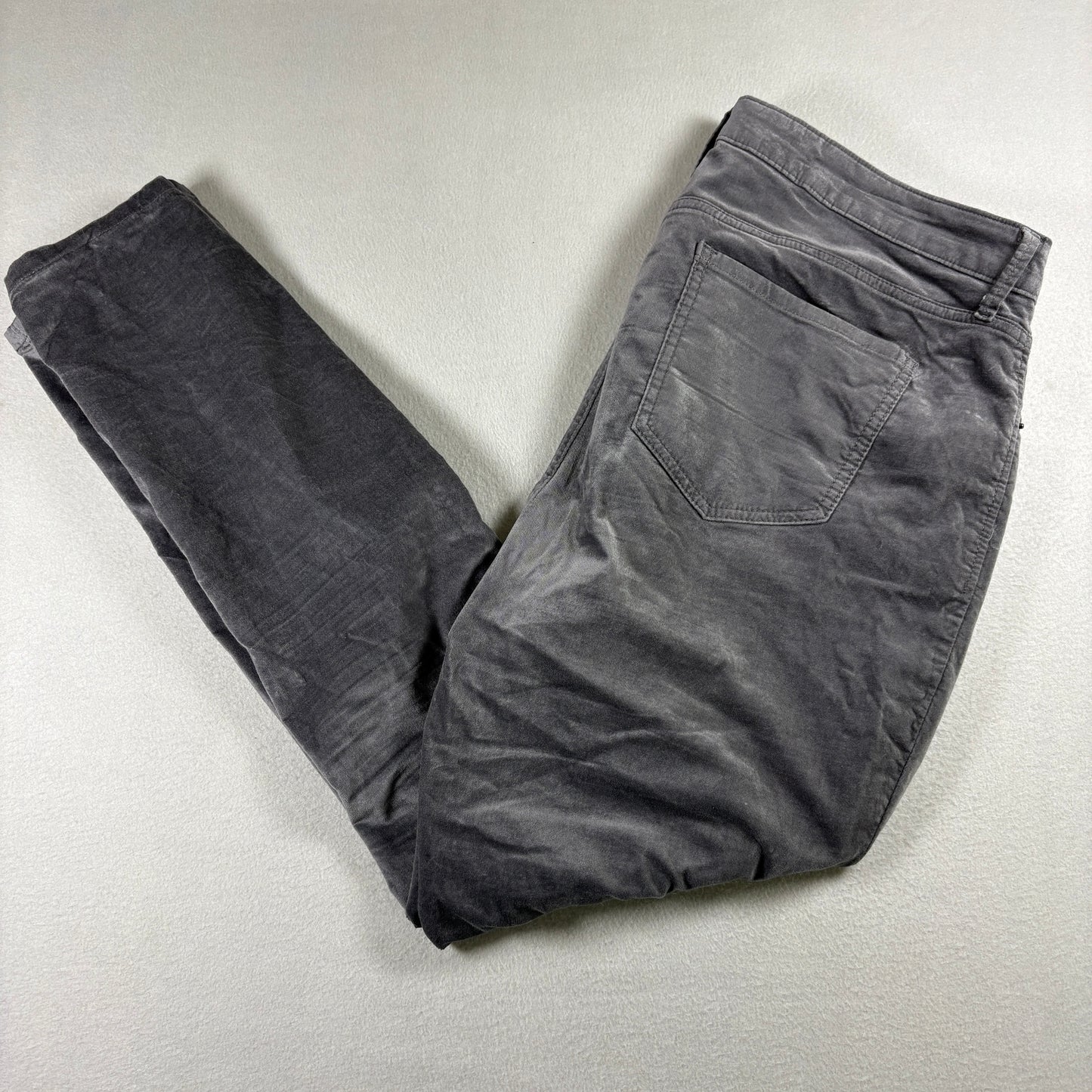 Old Navy Womens Rockstar Super Skinny Jeans Size 16 Gray Stretch Denim Y2K Plus