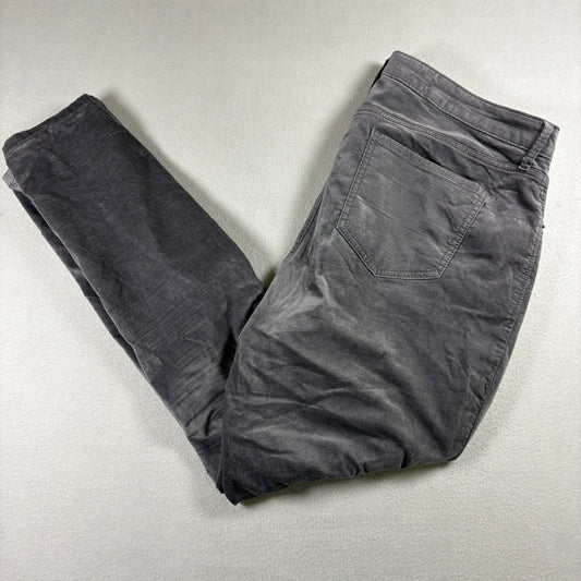 Old Navy Womens Rockstar Super Skinny Jeans Size 16 Gray Stretch Denim Y2K Plus