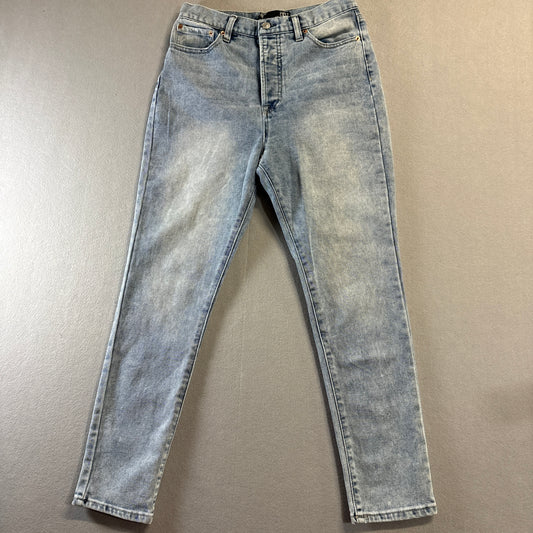 BBJ Los Angeles Skinny Jeans Juniors 9/29 Fits Like 27x27 Light Wash Stretch