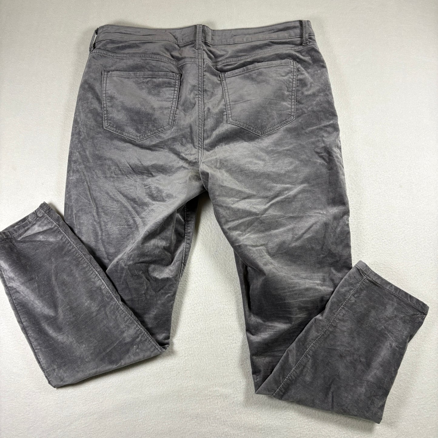 Old Navy Womens Rockstar Super Skinny Jeans Size 16 Gray Stretch Denim Y2K Plus