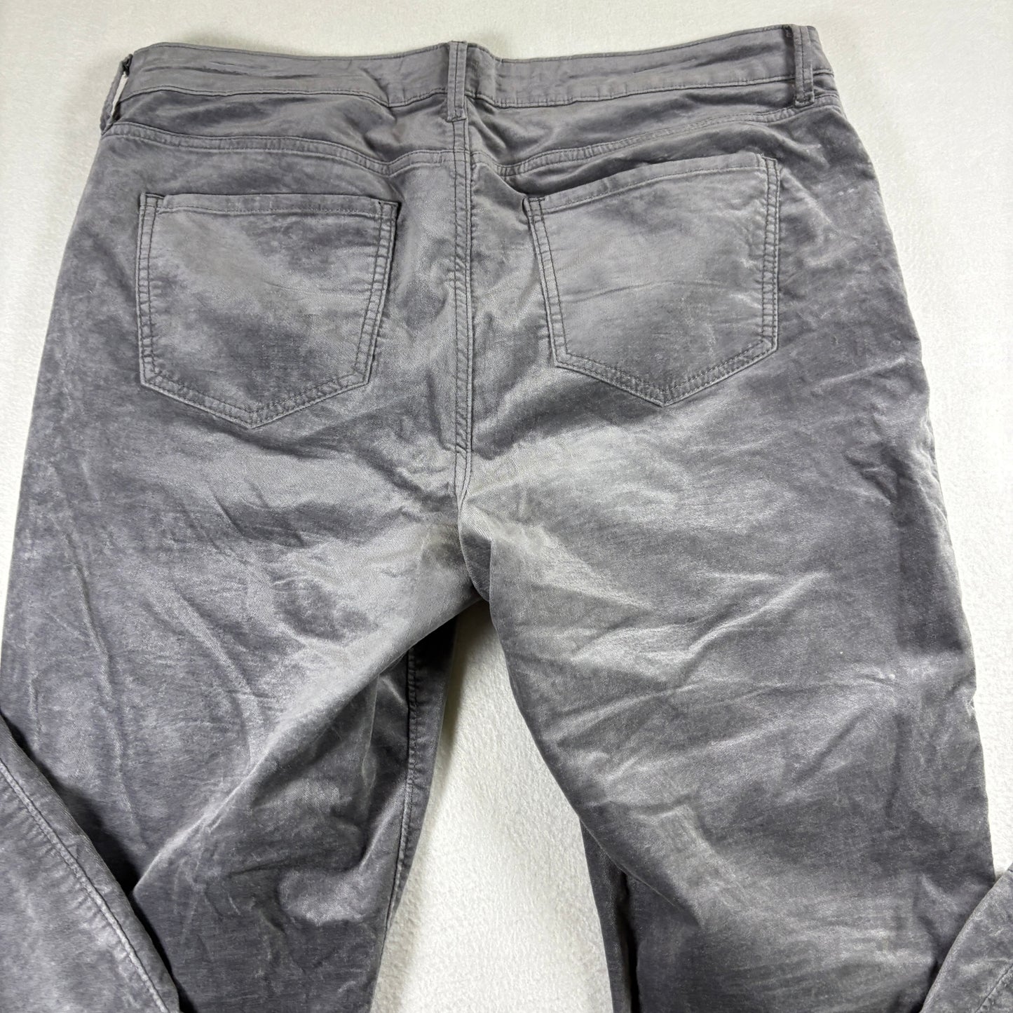 Old Navy Womens Rockstar Super Skinny Jeans Size 16 Gray Stretch Denim Y2K Plus