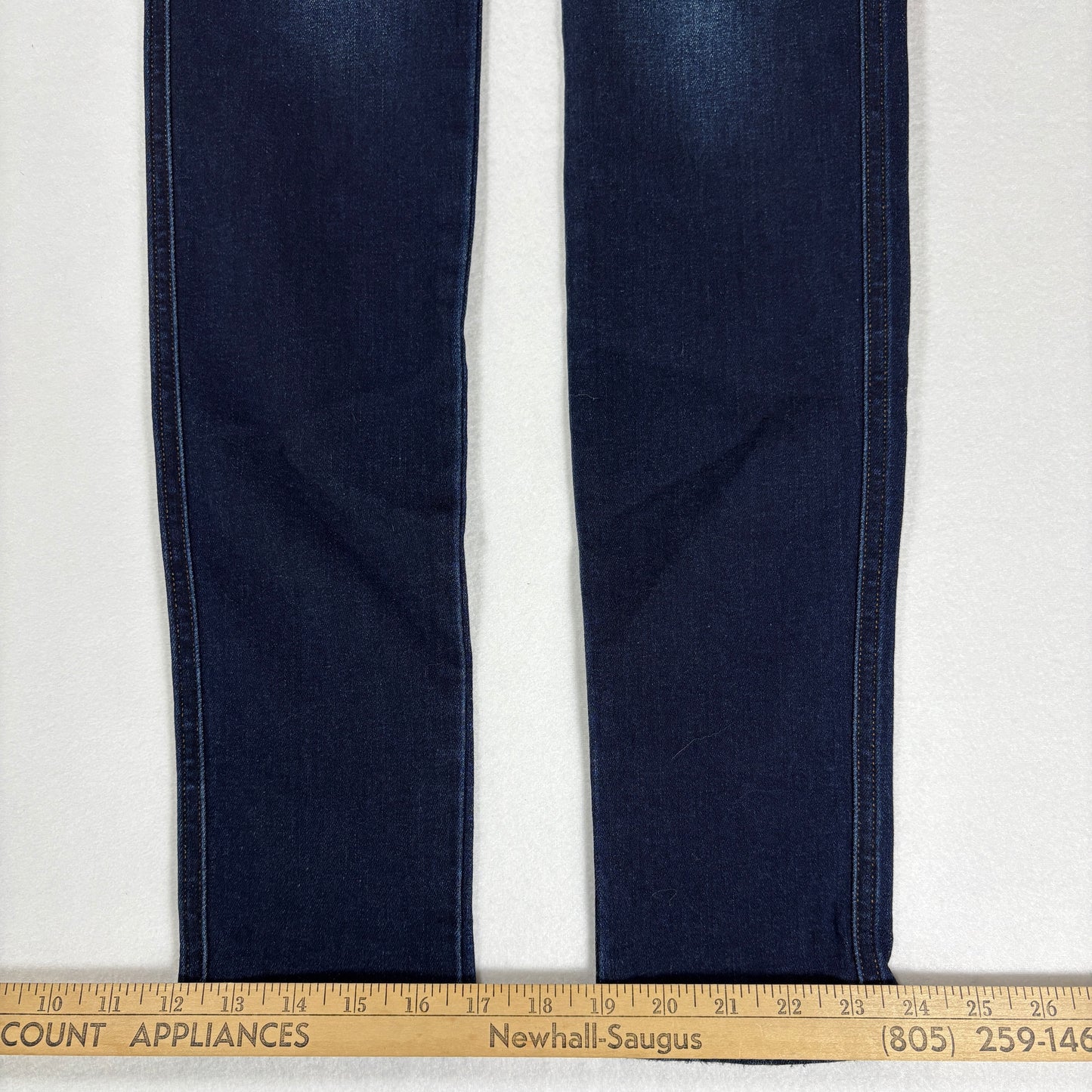 Flying Monkey Jeans Women’s 27x32 High Rise Skinny Dark Wash Stretch NWT $69