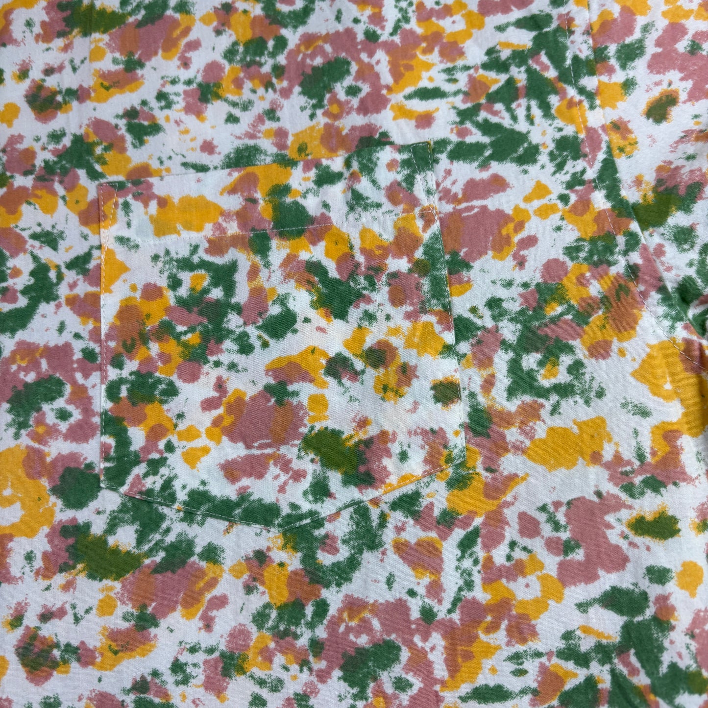 VSTR Premium Mens XXL Shirt Multicolor Floral Button Up Summer Casual Y2K Retro