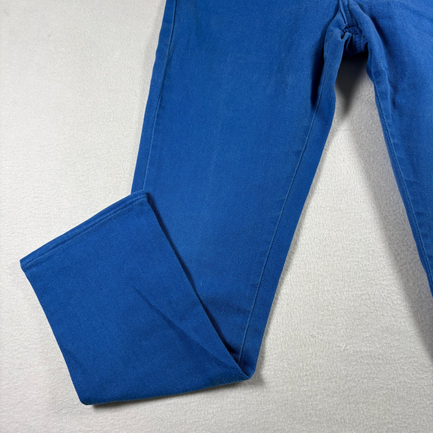 Ellen Tracy Womens Jeans Size 4 Bright Blue Skinny Stretch Denim Y2K 90s Vintage