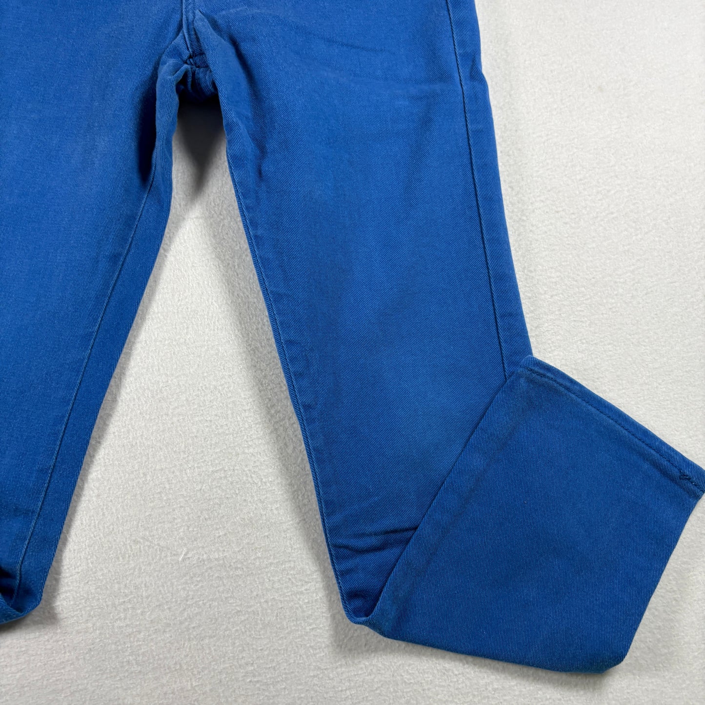 Ellen Tracy Womens Jeans Size 4 Bright Blue Skinny Stretch Denim Y2K 90s Vintage