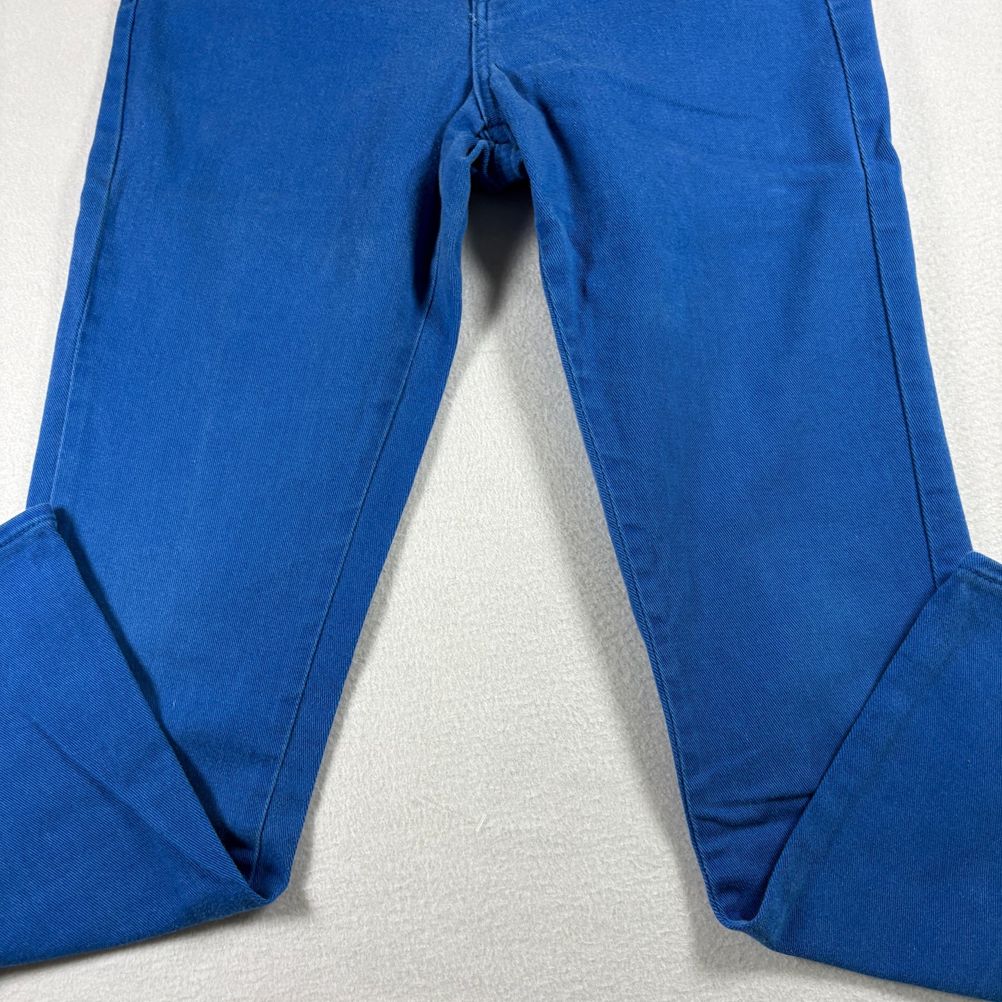 Ellen Tracy Womens Jeans Size 4 Bright Blue Skinny Stretch Denim Y2K 90s Vintage