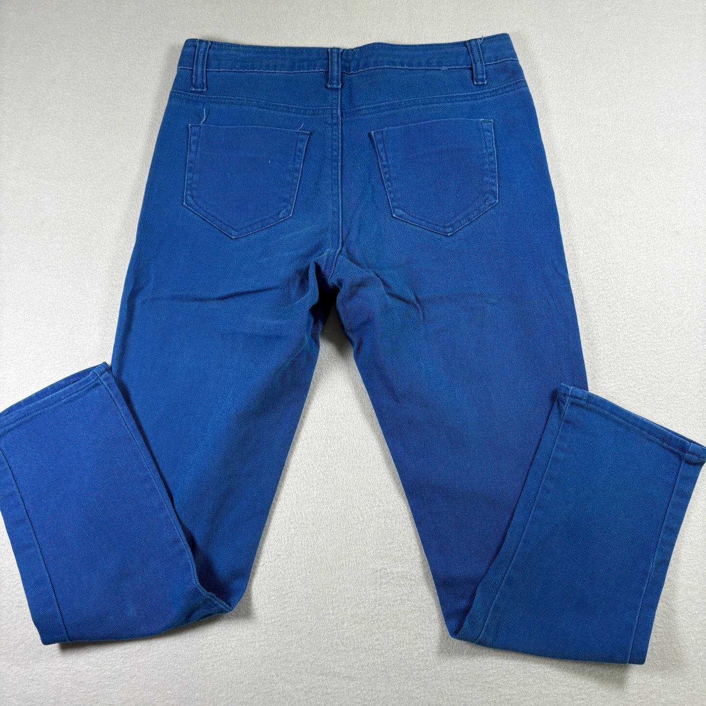 Ellen Tracy Womens Jeans Size 4 Bright Blue Skinny Stretch Denim Y2K 90s Vintage