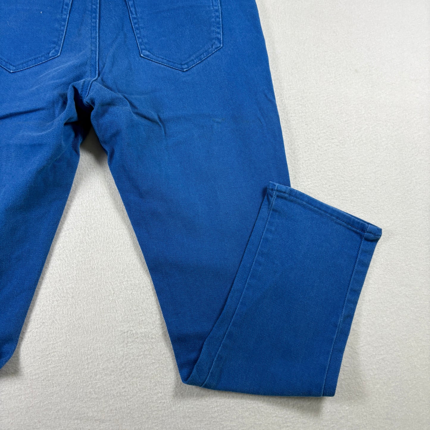 Ellen Tracy Womens Jeans Size 4 Bright Blue Skinny Stretch Denim Y2K 90s Vintage