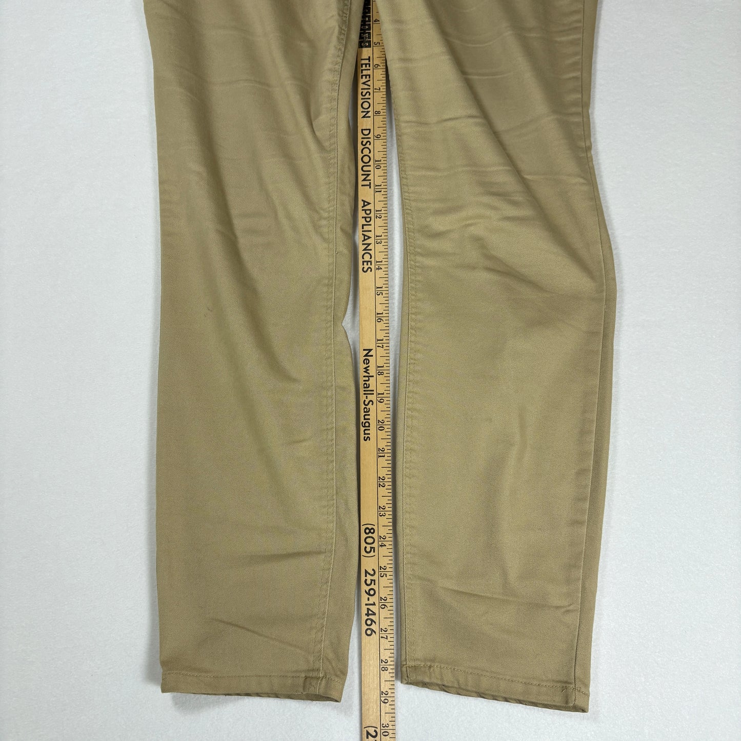 Joe Boxer Pants Women’s Push-Up Skinny Khaki Beige Stretch Casual Size 17