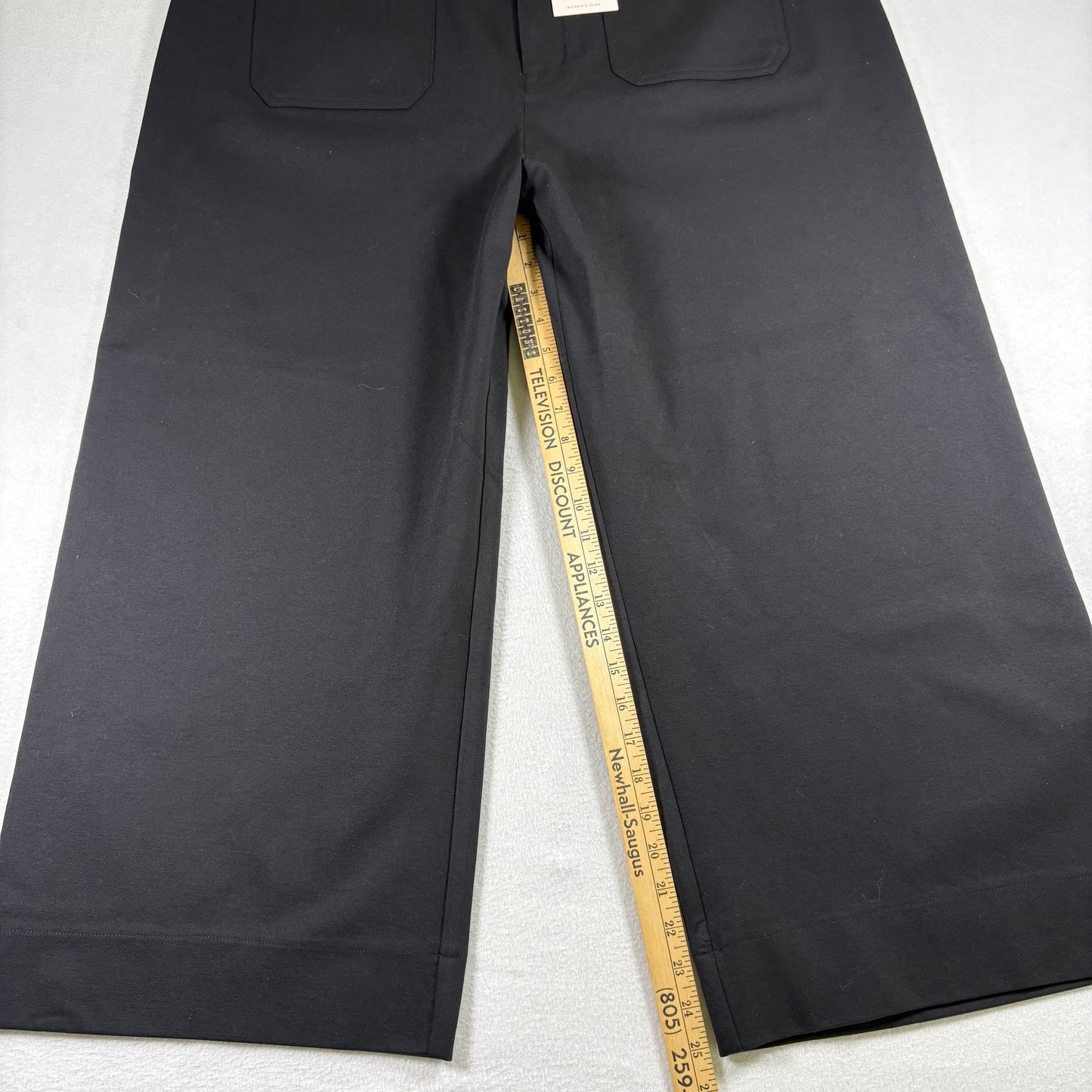 Lauren Conrad Womens Plus Pants 22W Black Stretch Dress Work Career Slacks NWT