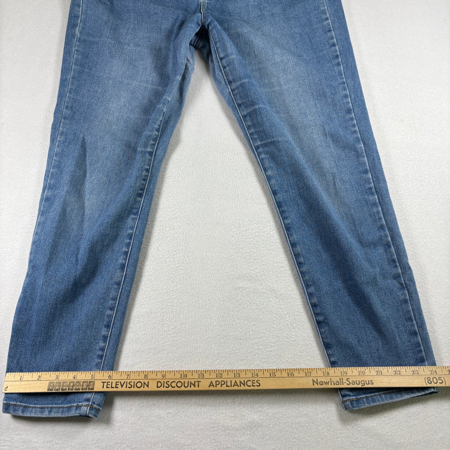 Michael Kors Womens Jeans Size 10 Blue Denim Straight Leg Stretch Casual Wear
