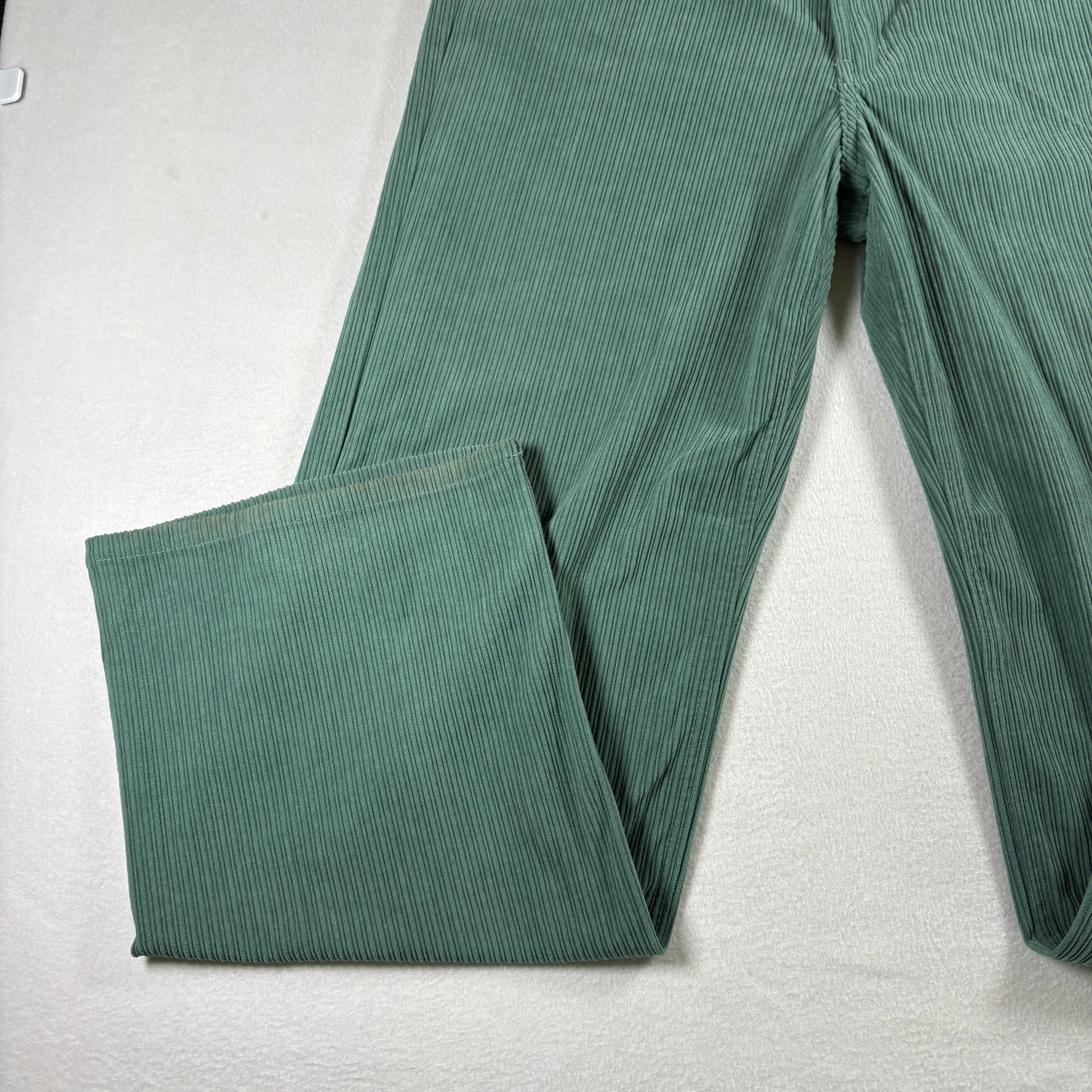 Indigo Rising Womens Green Corduroy Jeans Size 13/31 Y2K 90s Grunge Straight