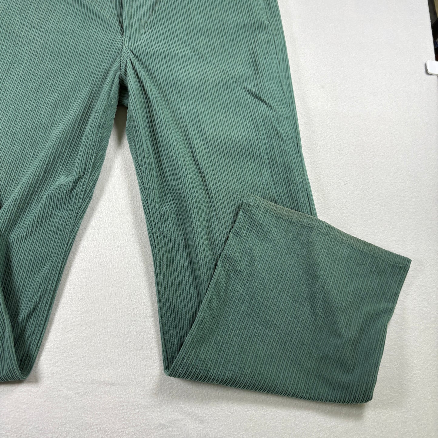 Indigo Rising Womens Green Corduroy Jeans Size 13/31 Y2K 90s Grunge Straight