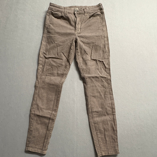 American Eagle Skinny Pants Women 8 Houndstooth Stretch Ankle Fits Like 28X27