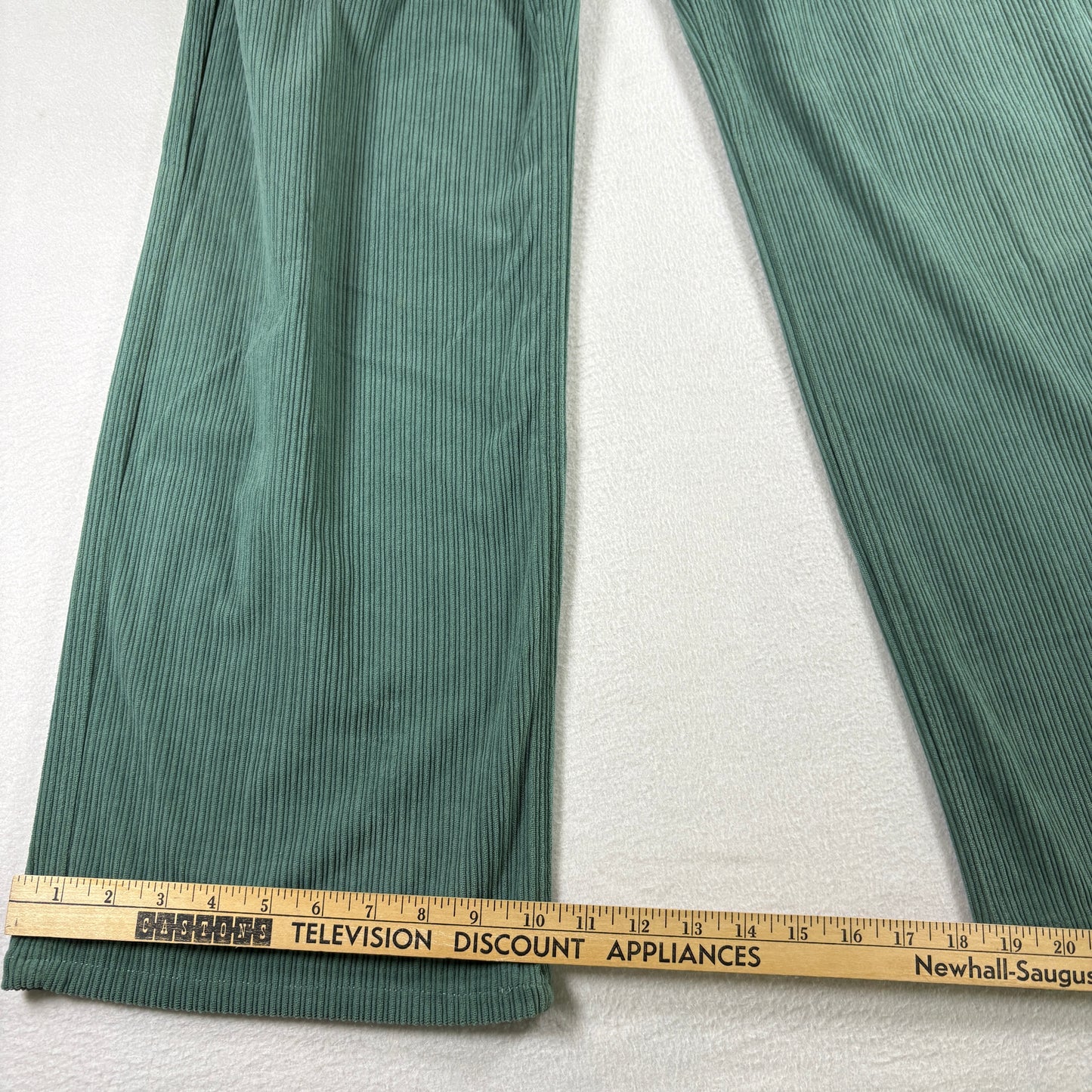 Indigo Rising Womens Green Corduroy Jeans Size 13/31 Y2K 90s Grunge Straight