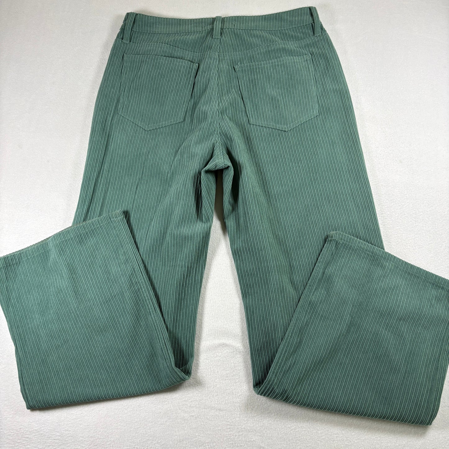 Indigo Rising Womens Green Corduroy Jeans Size 13/31 Y2K 90s Grunge Straight