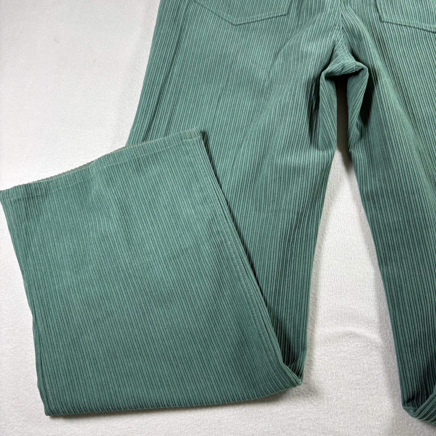 Indigo Rising Womens Green Corduroy Jeans Size 13/31 Y2K 90s Grunge Straight