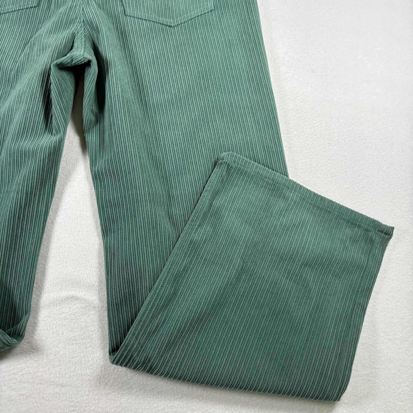 Indigo Rising Womens Green Corduroy Jeans Size 13/31 Y2K 90s Grunge Straight