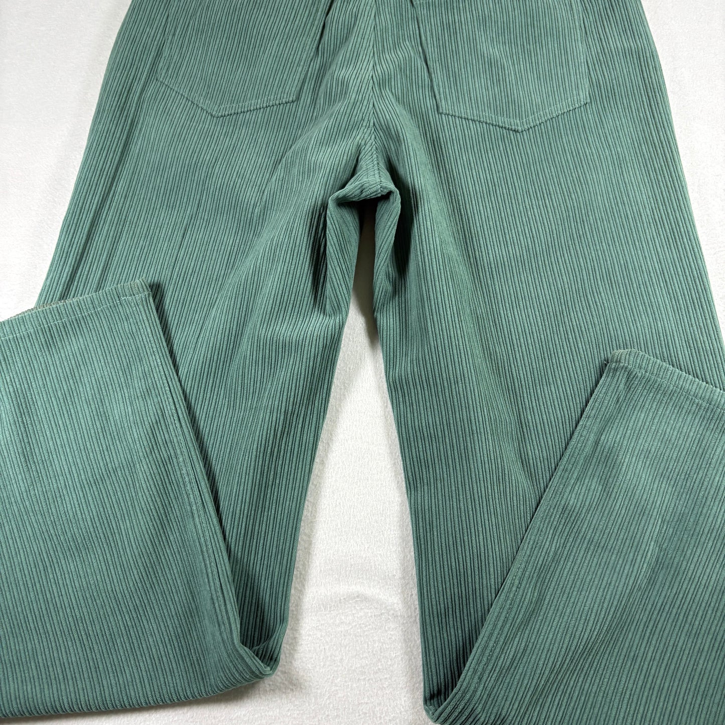 Indigo Rising Womens Green Corduroy Jeans Size 13/31 Y2K 90s Grunge Straight