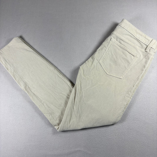 Banana Republic Womens Beige Corduroy Pants 29L Slim Fit Y2K 90s Vintage Neutral