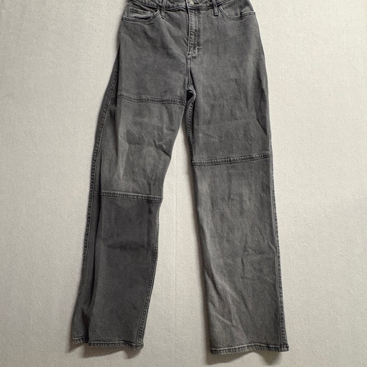 Y2K Panel Dad Jeans Hollister Ultra High Rise W28 Fits Like 28x29 Gray