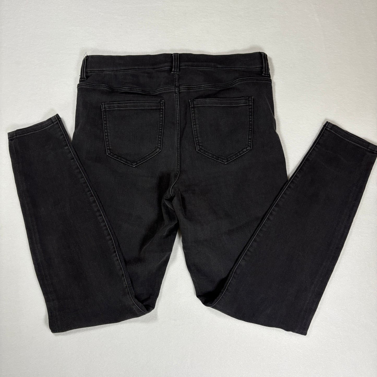 Liverpool Jeans Women’s Skinny Black Washed Stretch Denim Casual Pants 10/30