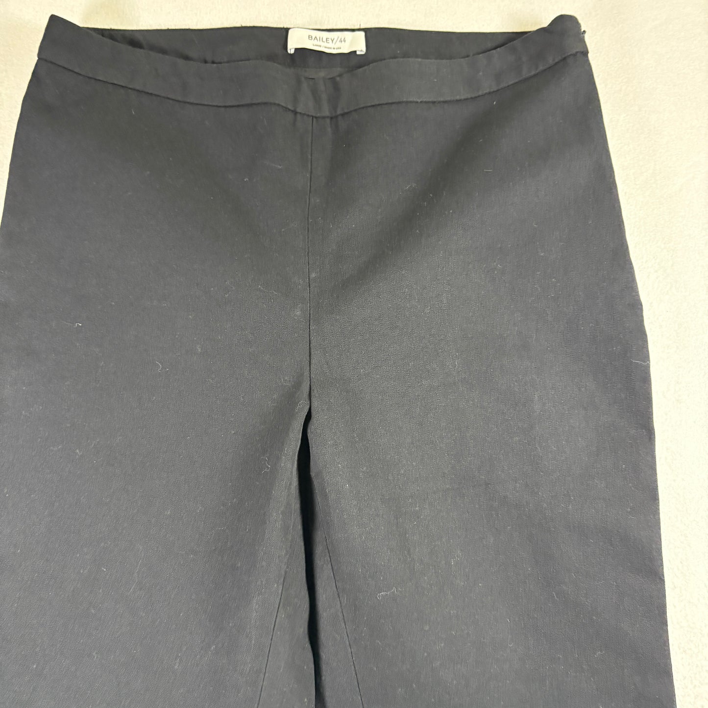 Bailey 44 Womens Black Flare Dress Pants Size Large USA Made Y2K 90s Minimalist