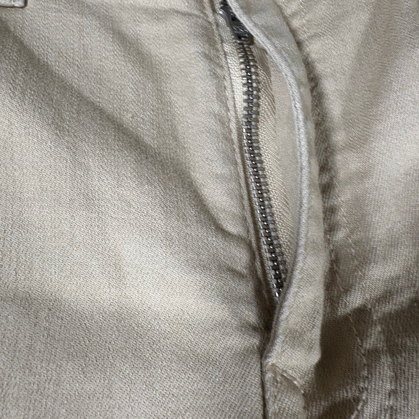 DG2 Jeans Women’s Khaki Crop Pants Lace Hem Stretch Casual Denim Size 8T