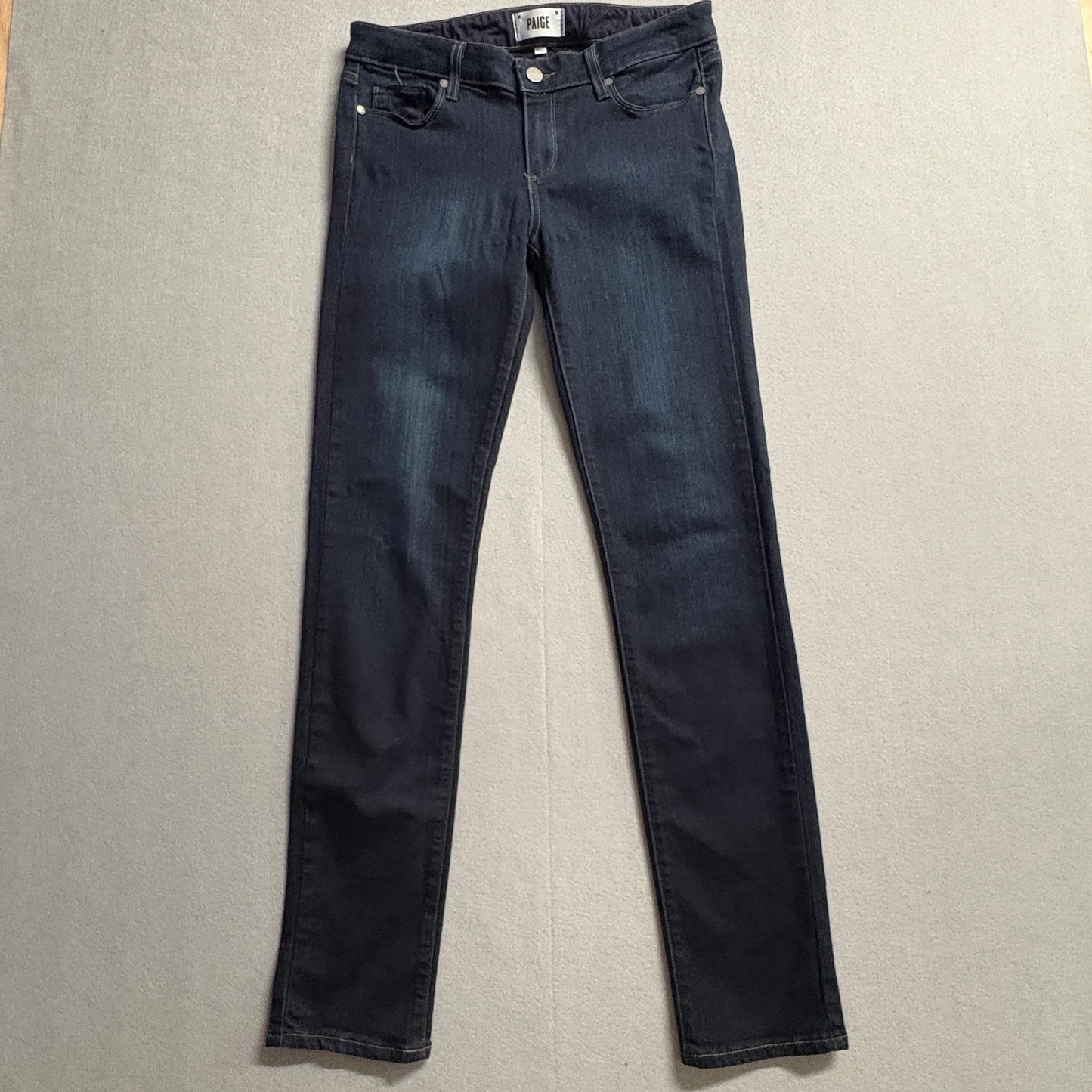 Paige Skyline Skinny Jeans Tag 29 Fits Like 29x30 Dark Wash Stretch Denim