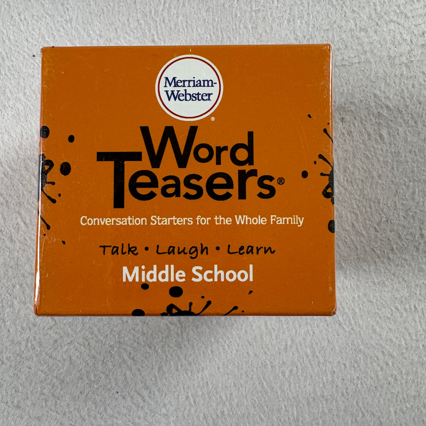 Merriam-Webster Word Teasers Middle School Card Game Vocabulary Learning Ages 12+