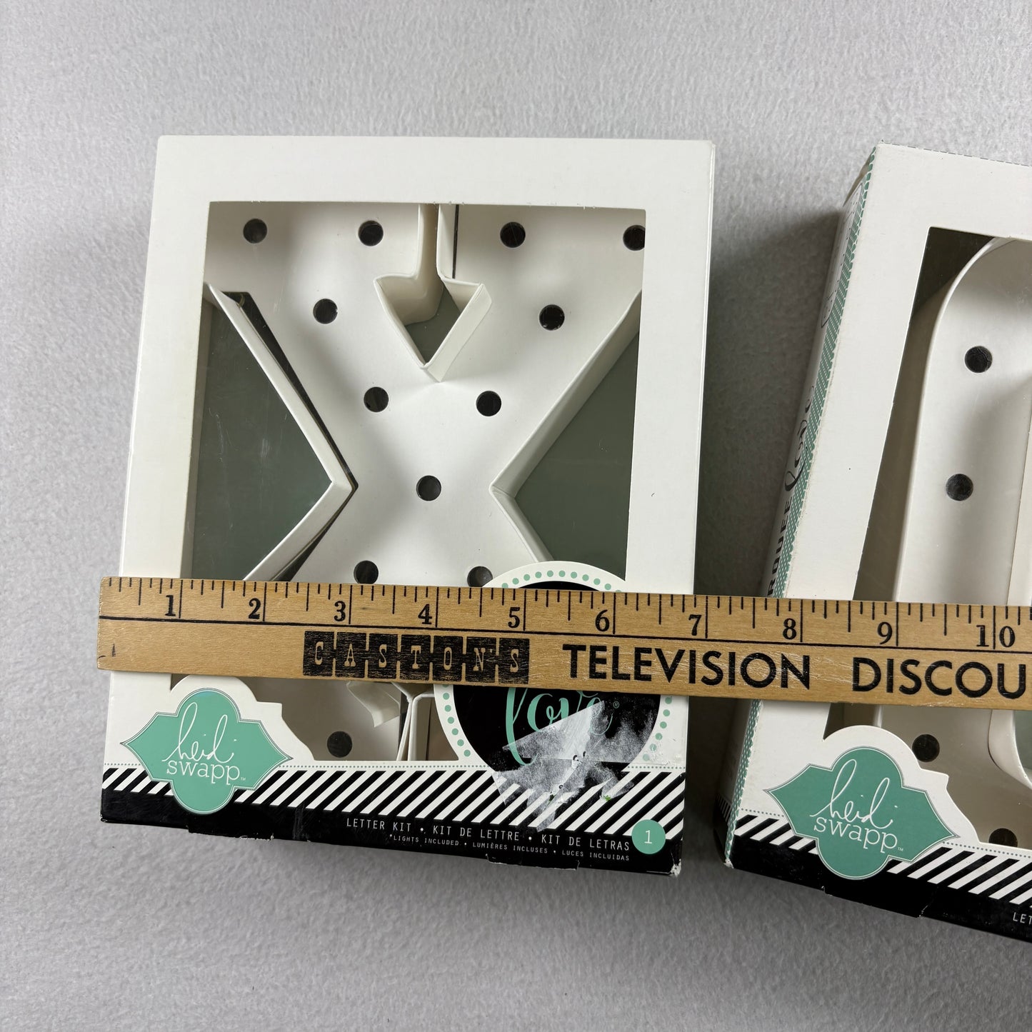 Heidi Swapp Marquee Love DIY Light Up Letters X & O Kit Lot Craft Decor 8” New