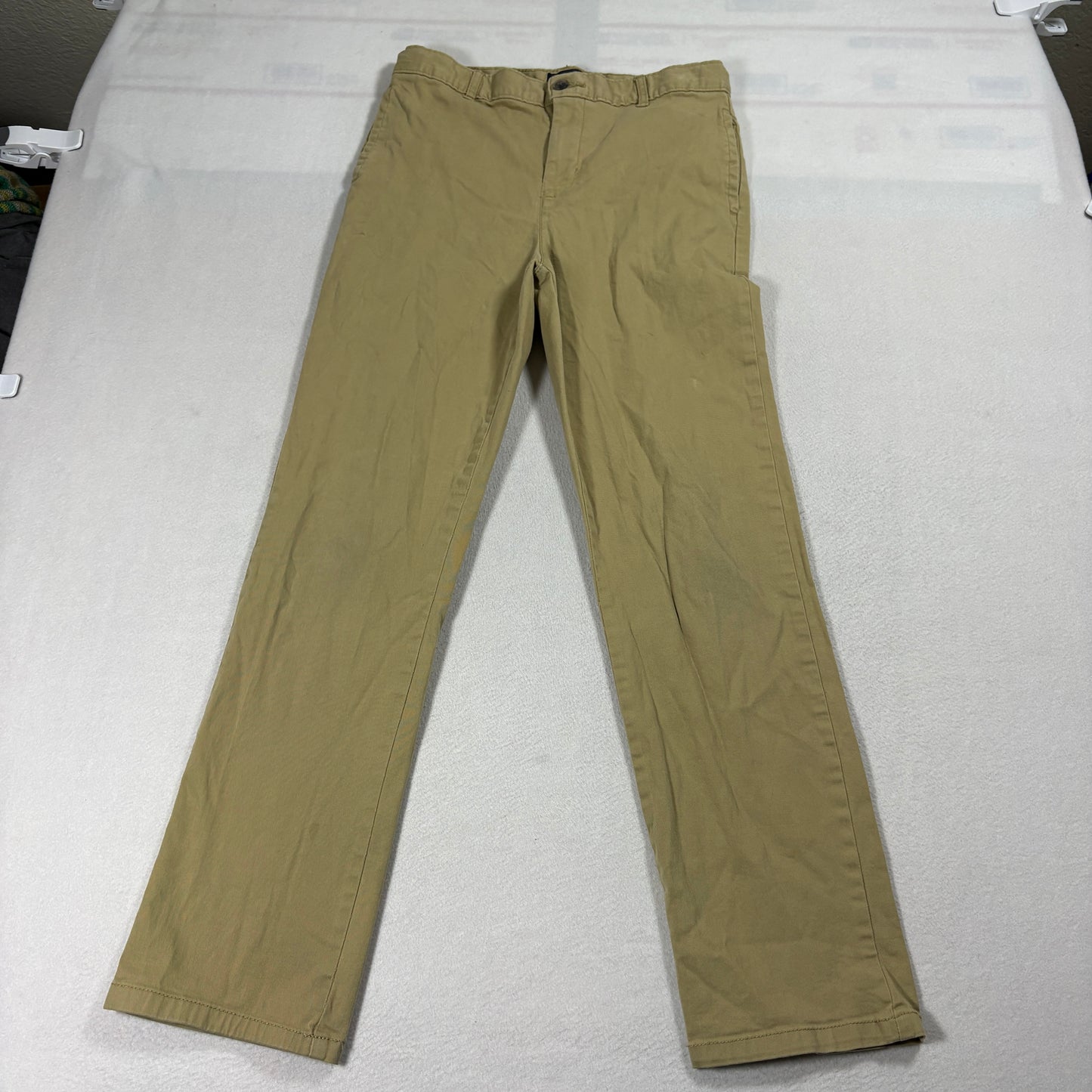 The Children’s Place Boys Khaki Pants Size 14 Straight Fit Beige School Uniform