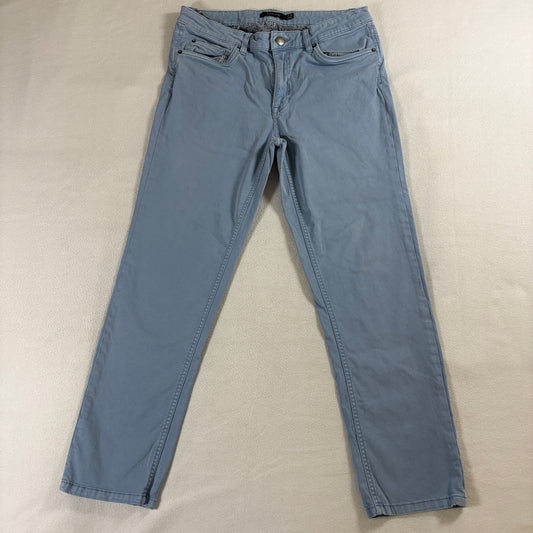 Mens Slim Chino Pants Tahari Tag 32x29 Fits Like 32 X 27 Blue Stretch Casual