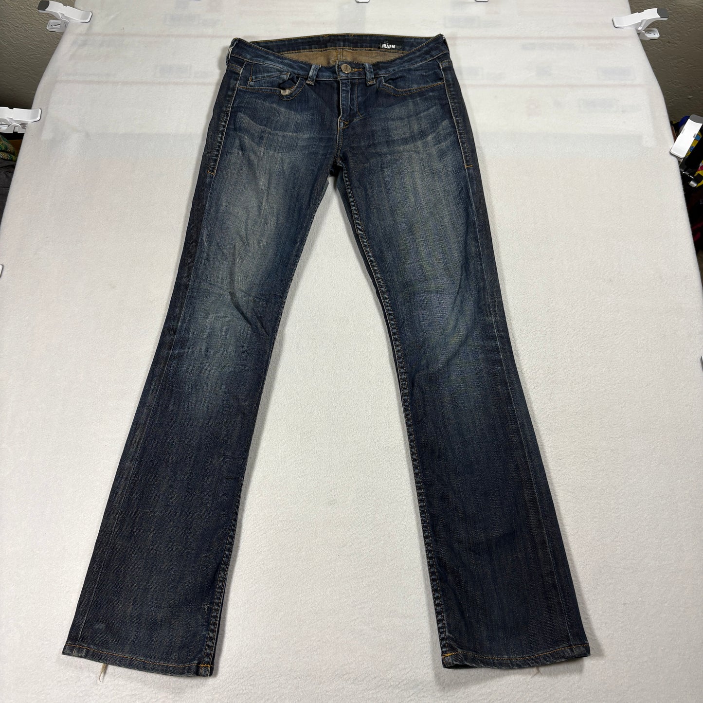 William Rast Womens Jeans Blue Size 27 Bootcut Distressed Stretch Denim
