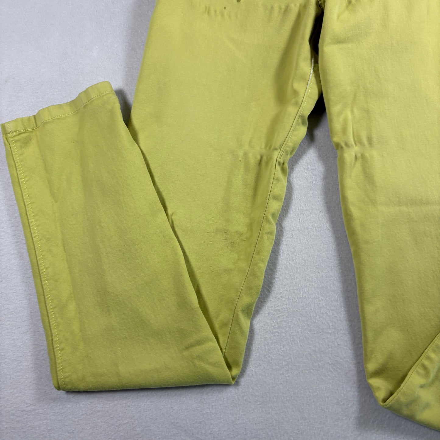 Stage Womens Jeans Size 10 Yellow High Rise Y2K Vintage Denim Straight Leg