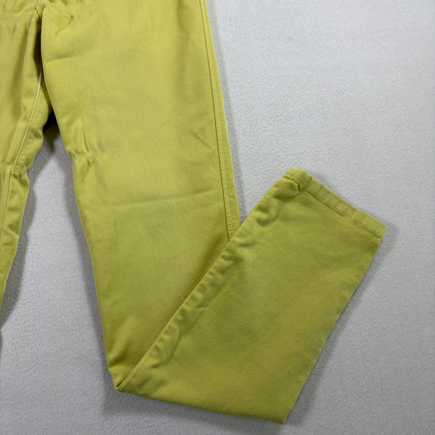 Stage Womens Jeans Size 10 Yellow High Rise Y2K Vintage Denim Straight Leg